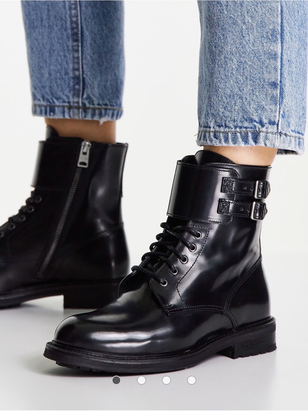 Allsaints Brigade Hiker Boots In Black